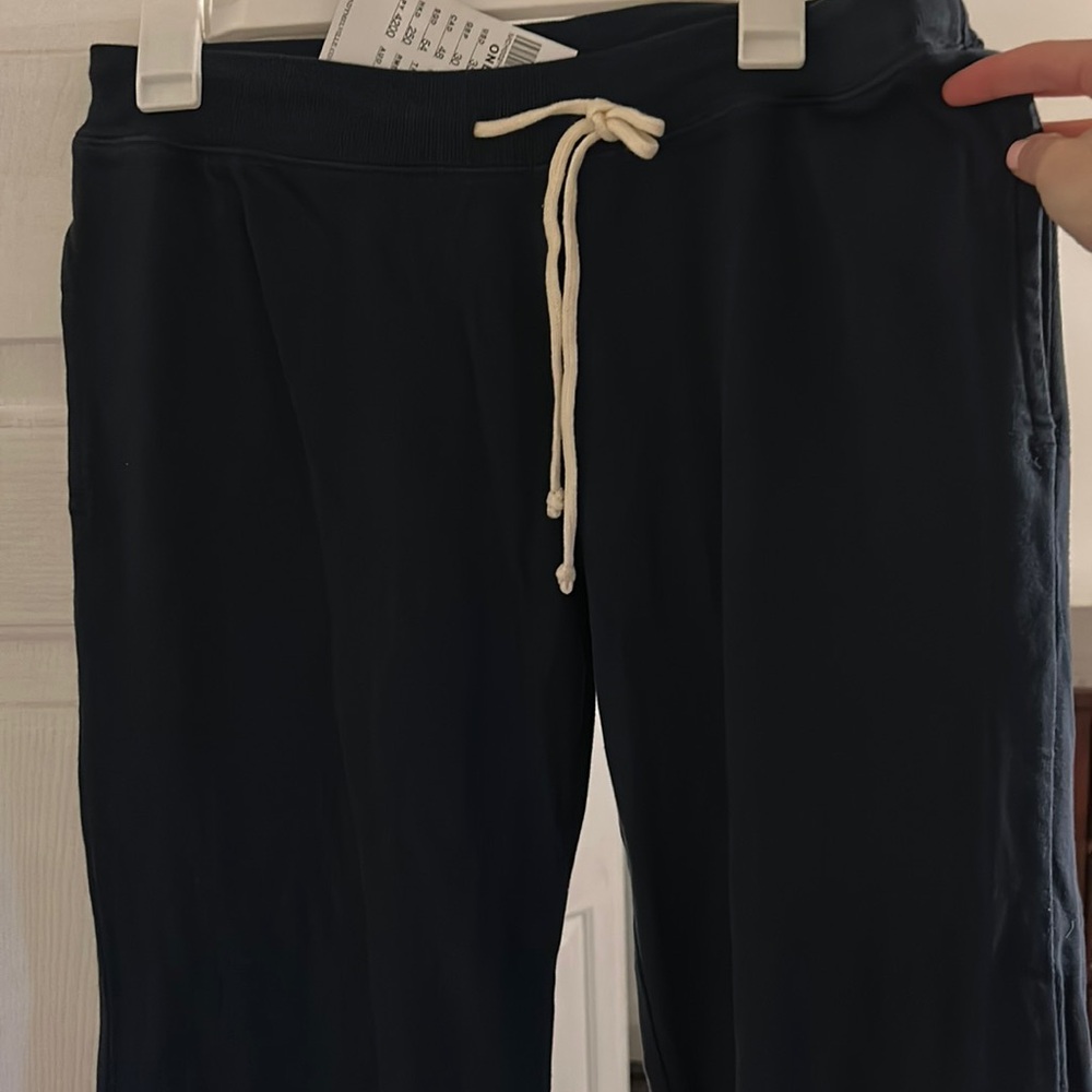 Sasha Sweatpants Classic Navy Size Small. Full Length Flared